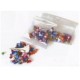 Bolsa Anillas de plástico para canarios multicolor (3 mm )