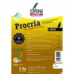 Pasta ORNI COMPLET Procria Amarilla seca 4kg