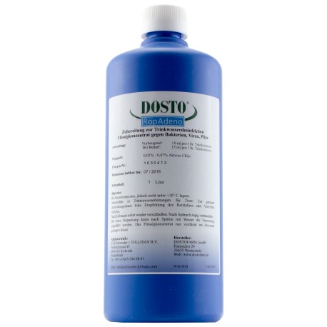 Tollisan Dosto RopAdeno 1 litro, (desinfección del agua)