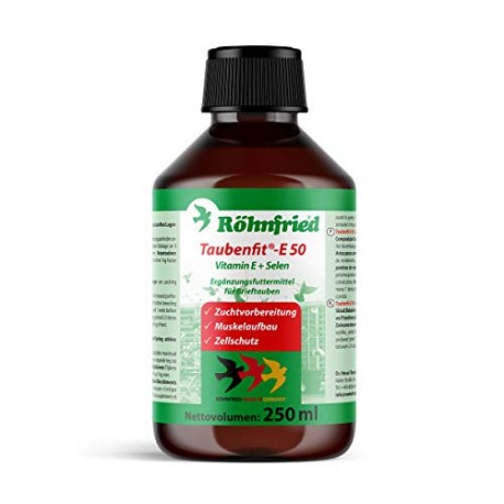 Taubenfit E 50 + Selenio Rohnfried 250 ml.