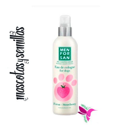 Colonia perros fresa 125ml Menforsan