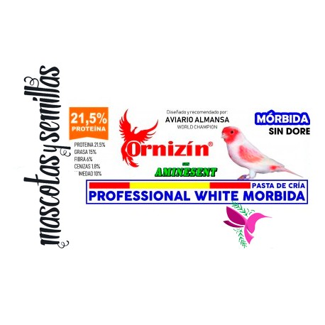 Professional white Morbida Ornizin