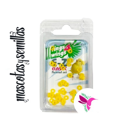 ANILLAS ELASTICAS SILICONA ( Rings4Wings colores varios )