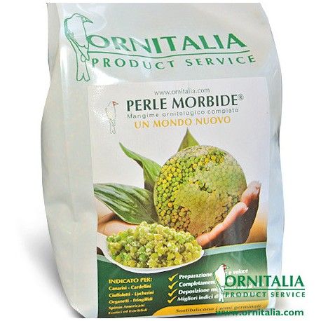 Perla mórbida de verde ornitalia 800 gr.