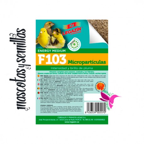 PIENSO F 103 MICROENCAPSULADO LEGAZIN