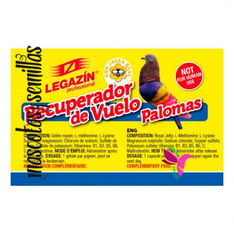 Legazín Recuperador de vuelo palomas (capsulas)