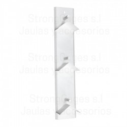 Posaaves de plástico con cinco huecos Strongcages