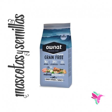 OWNAT PRIME Grain Free Senior Chiken & Turkey