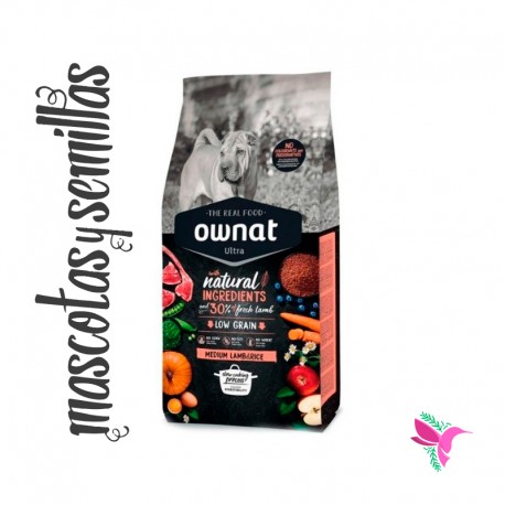 OWNAT ULTRA Meium Lamb & Rice (Super premio) 3kg