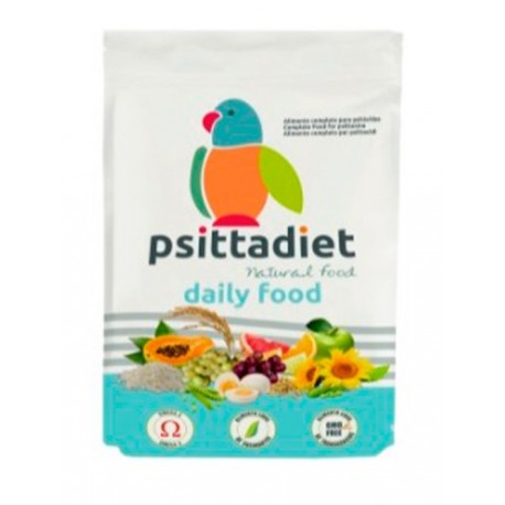 DAILY FOOD PIENSO PSITACIDOS PSITTADIET (Guacamayos, Cacatúas, Amazonas, Loro gris, Eclectus, Pionites y Pionus.)