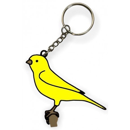 LLAVERO CANARIO AMARILLO