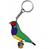 LLAVERO DIAMANTE DE GOULD PECHO MORADO