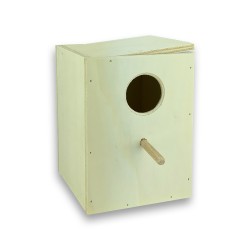 Nido de madera vertical para periquitos ingleses PRQ-120