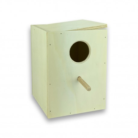 Nido de madera vertical para periquitos ingleses PRQ-120