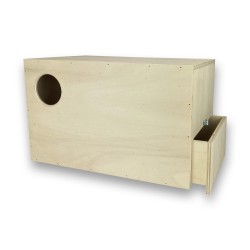 Nido de madera para loris Modelo 1 PMP-140