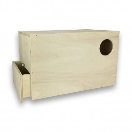 Nido de madera para loris Modelo 1 PMP-140