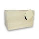 Nido de madera para loris Modelo 1 PMP-140