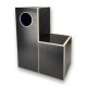 Nido de madera para papagaios cinzentos (loro gris) PGP-130