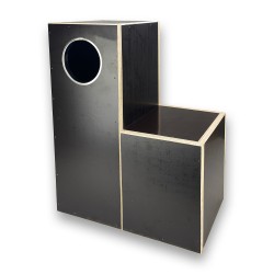 Nido de madera para papagaios cinzentos (loro gris) PGP-130