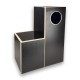 Nido de madera para papagaios cinzentos (loro gris) PGP-130