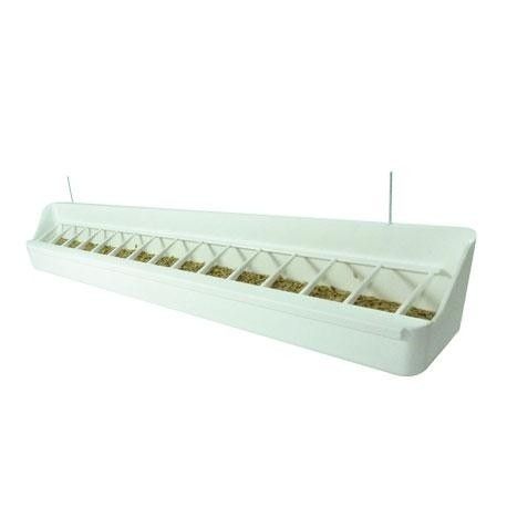 Comedero Voladera Blanco con Alambre 40 cm.