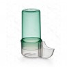 BEBEDERO LEIRA VERDE BASE TRANSPARENTE 80cc.
