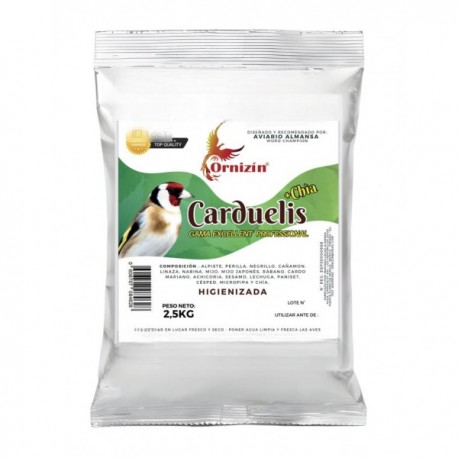 CARDUELIDI + CHIA MIXTURA JILGUEROS ORNIZIN