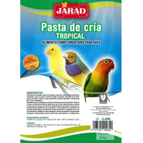 PASTA TROPICAL DE CRIA JARAD