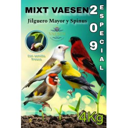 Mixtura Vaesen 209 Jilgueros y spinus 4kg