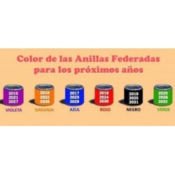 Anillas Seriadas 2.7 mm. 2026 Verde
