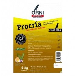 Pasta ORNI COMPLET Procria Amarilla Morbida 4kg