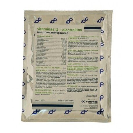 Vitaminas TT + Electrolitos  100 gr.